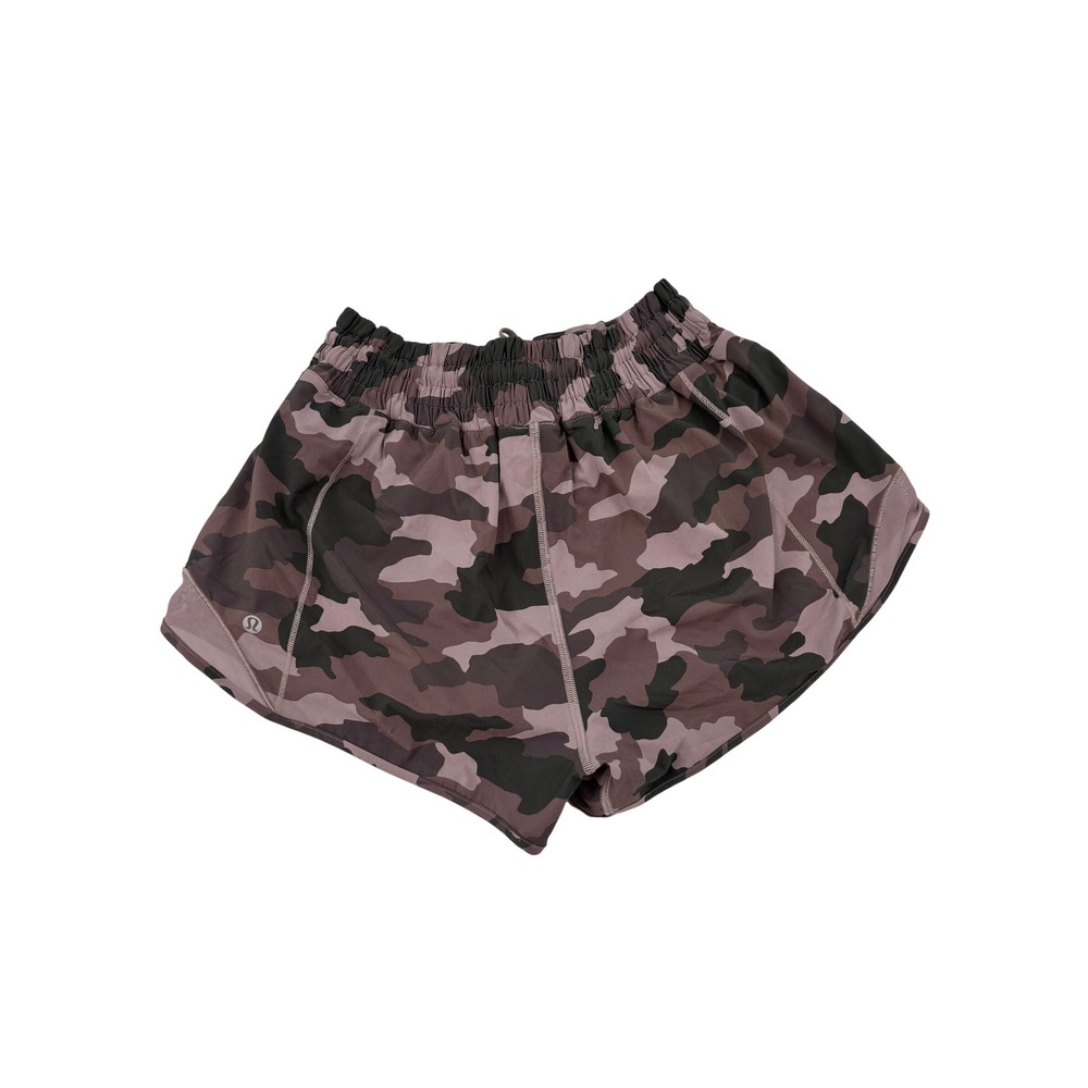 Lululemon Hotty Hot High-Rise Lined Short 2.5" Heritage 365 Camo Mauve Size 8